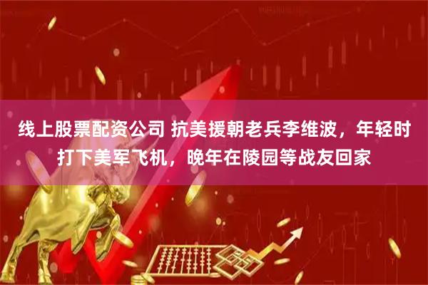 线上股票配资公司 抗美援朝老兵李维波，年轻时打下美军飞机，晚年在陵园等战友回家